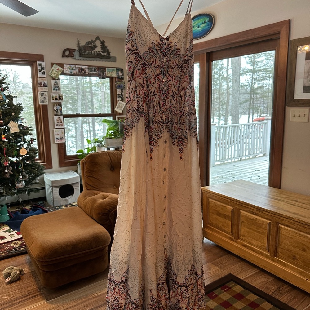 Free People Boho chic midi dress